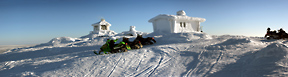 Panorama Photo: The Arctic Cold on the Kumputunturi, Lapland, Finland